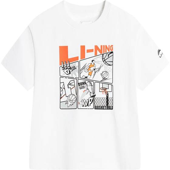 Li Ning Children's Clothing Children's Short Sleeve Men's Large Children's 2025 Summer New Sports and Leisure Loose Cotton Half Sleeve T-shirt
Li Ning Children's Clothing Children's Short Sleeve Men's Large Children's 2025 Summer New Sports and Leisure Loose Cotton Half Sleeve T-shirt