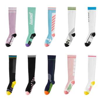 Compression sports socks women's fitness calf socks professional running jump rope mid-length socks Yoga slimming compression socks