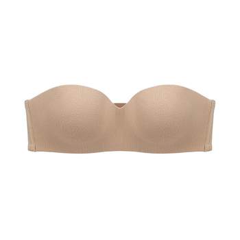 MIMI FANTASY2024 ອັບເກຣດຊຸດຊັ້ນໃນຂອງຜູ້ຍິງທີ່ breathable strapless breathable bandeau seamless bra invisible ຫນ້າເອິກຂະຫນາດນ້ອຍ