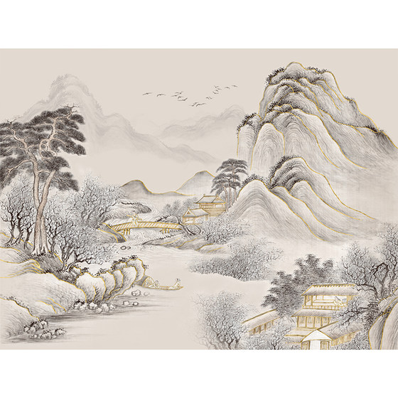 2025 new Chinese style artistic conception landscape wall cloth TV background wallpaper living room sofa wall cloth hotel wallpaper 3d mural
2025 new Chinese style artistic conception landscape wall cloth TV background wallpaper living room sofa wall cloth hotel wallpaper 3d mural