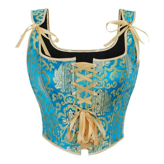 Medieval waistband blue shoulder strap adjustable ladies strapless palace garment French strap garment
Medieval waistband blue shoulder strap adjustable ladies strapless palace garment French strap garment