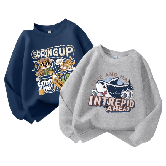 Jewish children's clothing boys' T-shirt long-sleeved men's big children's spring and autumn gray base shirt children's autumn casual sweatshirt
Jewish children's clothing boys' T-shirt long-sleeved men's big children's spring and autumn gray base shirt children's autumn casual sweatshirt