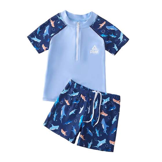 Peak Children's Swimsuit Boys Division of Big Children's Sunscreen Swimsuit Baby Student Swimming Swimming Swim Boy Speed Set Peak Children's Swimsuit Boys Division of Big Children's Sunscreen Swimsuit Baby Student Swimming Swimming Swim Boy Speed Set