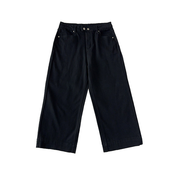 Large size straight jeans for women 2025 autumn high waist loose wide-leg women's pants pear-shaped slim nine-point pants fat mm
Large size straight jeans for women 2025 autumn high waist loose wide-leg women's pants pear-shaped slim nine-point pants fat mm