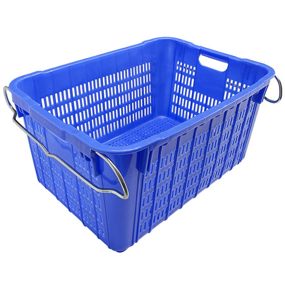 Plastic basket thickened fruit rectangular hollow vegetables selling vegetables cooked gelatin basket white turnover box frame food grade
Plastic basket thickened fruit rectangular hollow vegetables selling vegetables cooked gelatin basket white turnover box frame food grade