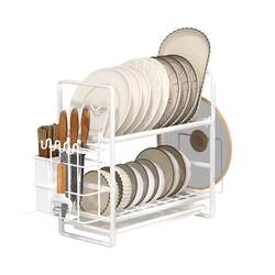 Kitchen Multi -layer dishes draining water rack narrow dishes and chopsticks storage racks, dishes, bowl cabinet, bowl shelf