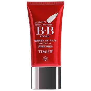 Tingmei BB Cream Isolation Sunscreen Concealer ສາມໃນຫນຶ່ງກັນນໍ້າ, ກັນເຫື່ອ, ບໍ່ເອົາເຄື່ອງແຕ່ງຫນ້າ Official Flagship Store ເນື້ອແທ້ຂອງແຫຼວ