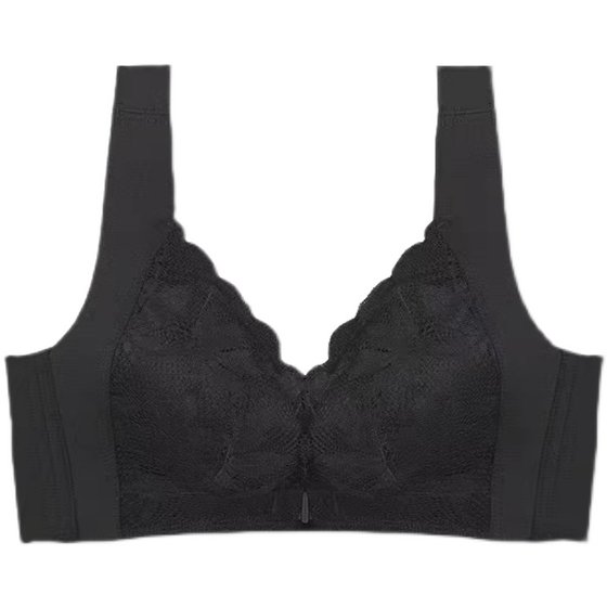 Brand brand bra counter sexy lace front button underwear women's suit gathered with large breasts without steel rings to make small and thin
Brand brand bra counter sexy lace front button underwear women's suit gathered with large breasts without steel rings to make small and thin