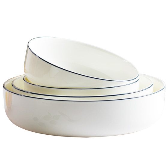 Longmeige white 8-inch ceramic deep plate steamed fish deep soup plate dish dish 6-inch plate salad plate household shallow bowl steamed dish
Longmeige white 8-inch ceramic deep plate steamed fish deep soup plate dish dish 6-inch plate salad plate household shallow bowl steamed dish