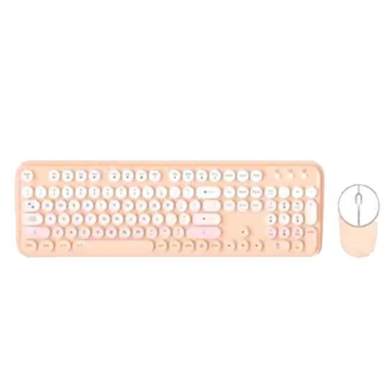 High-value wireless keyboard and mouse set mute girl office laptop mechanical retro punk keys and mouse
High-value wireless keyboard and mouse set mute girl office laptop mechanical retro punk keys and mouse