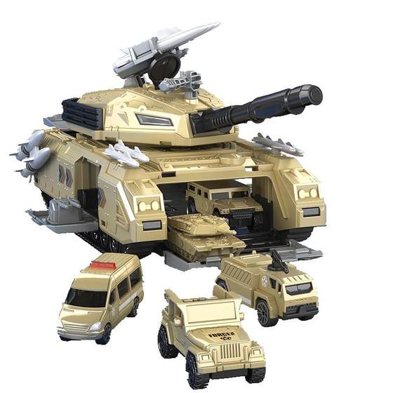 Children's military armored tank car parking lot fighting helicopter 3-5 year old boy toy car suit Children's military armored tank car parking lot fighting helicopter 3-5 year old boy toy car suit