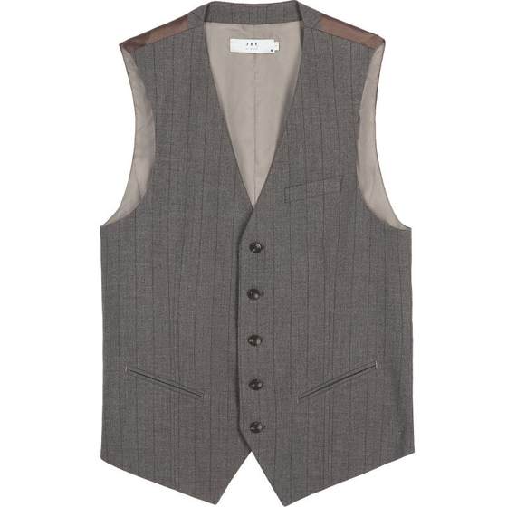 JDV men's spring new product classic vest V-neck striped workplace business formal vest vest vest shoulder
JDV men's spring new product classic vest V-neck striped workplace business formal vest vest vest shoulder