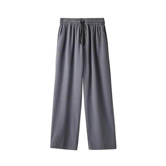 Resistant drooping ice silk pants for men's summer thin 2025 new loose straight casual sports trousers
Resistant drooping ice silk pants for men's summer thin 2025 new loose straight casual sports trousers