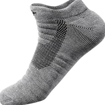 Zhizhe Basketball Socks ໃຫມ່ມືອາຊີບຜູ້ຊາຍແລະແມ່ຍິງກິລາສັ້ນຖົງຕີນຝ້າຍແລ່ນ breathable Elite Socks ຕ້ານການລື່ນ