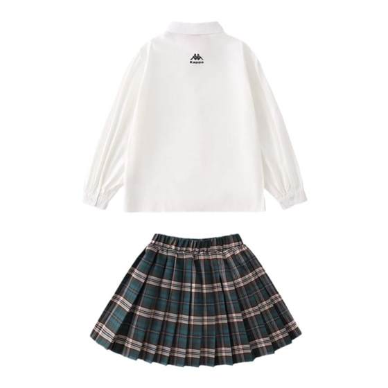 Kappa Kapa children's clothing school uniform shirt skirt suit medium and large children's versatile casual sports children's suit
Kappa Kapa children's clothing school uniform shirt skirt suit medium and large children's versatile casual sports children's suit