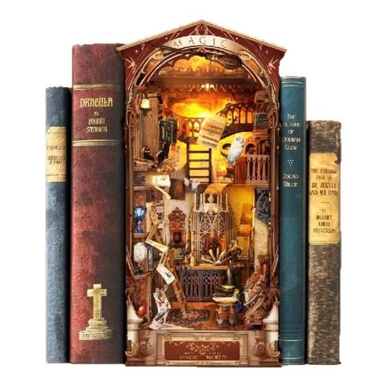 Sisyfer Harry Potter Magic World Assembly Handmade Assembly Sensing Book Stand Diy House Holiday Gift
Sisyfer Harry Potter Magic World Assembly Handmade Assembly Sensing Book Stand Diy House Holiday Gift