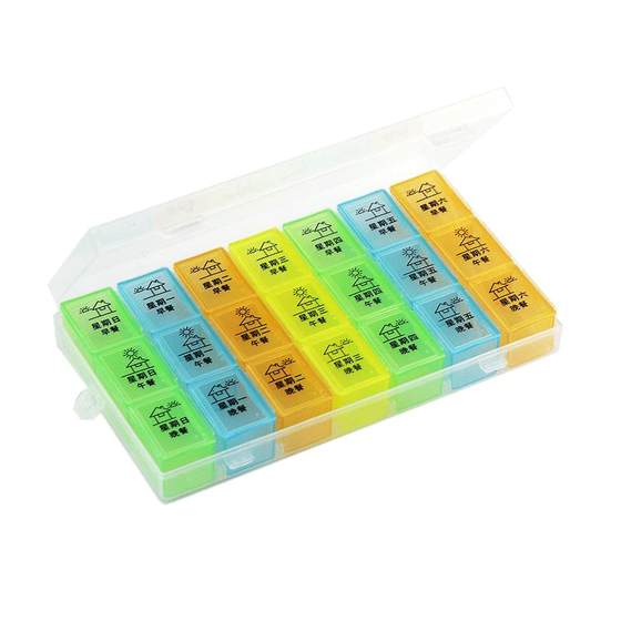 Medicine box, seven days a week, divided medicine, large capacity, portable medicine, and individual pack, convenient medicine box
Medicine box, seven days a week, divided medicine, large capacity, portable medicine, and individual pack, convenient medicine box