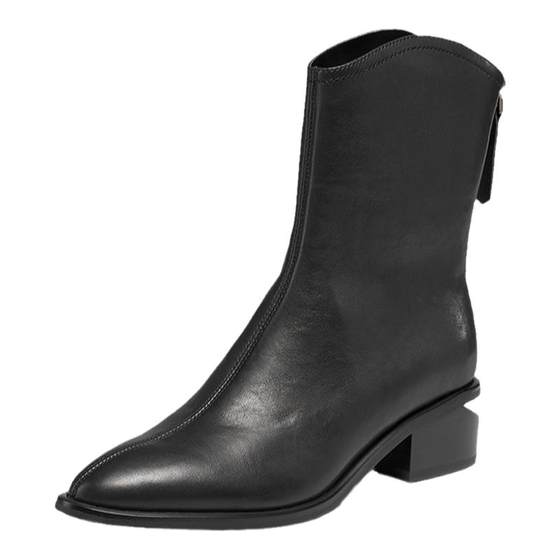 Saturday 2024 new short tube women's boots temperament pointed toe black fashion cowhide fashion women's shoes SSC41161TE
Saturday 2024 new short tube women's boots temperament pointed toe black fashion cowhide fashion women's shoes SSC41161TE