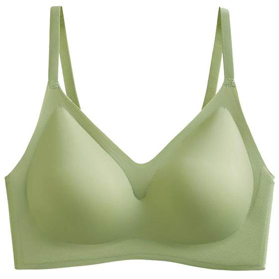 Traceless and steel rimless women's small breasts gathered together to prevent sagging, sporty and beautiful tank top style girls' summer thin bra Traceless and steel rimless women's small breasts gathered together to prevent sagging, sporty and beautiful tank top style girls' summer thin bra