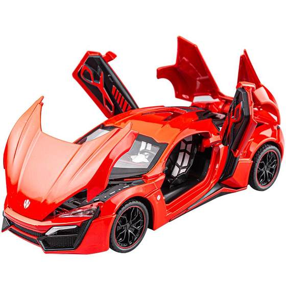 Lekan sports car alloy model car large size 1:24 children's boy gift alloy toy car simulation car model
Lekan sports car alloy model car large size 1:24 children's boy gift alloy toy car simulation car model