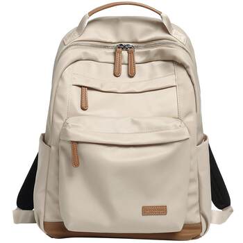 Leif Nylon Canvas Backpack ນັກສຶກສາວິທະຍາໄລຍິງ 2024 ການເດີນທາງໃຫມ່ commuting ໂຮງຮຽນຄວາມອາດສາມາດຂະຫນາດໃຫຍ່ກະເປົ໋າກະເປົ໋າກະເປົ໋າປົກກະຕິ