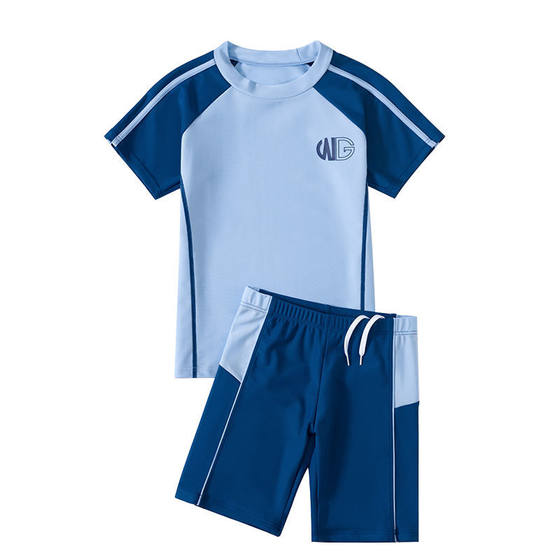 Children's swimsuits, boys split, medium-sized, big children's baby quick-drying boys swimsuit 2025 new swimming trunk swimsuit set Children's swimsuits, boys split, medium-sized, big children's baby quick-drying boys swimsuit 2025 new swimming trunk swimsuit set