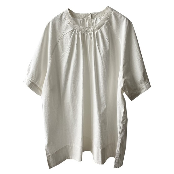 Cotton shirt skirt for women in summer new loose large size slimming simple niche design mid-length pleated top
Cotton shirt skirt for women in summer new loose large size slimming simple niche design mid-length pleated top