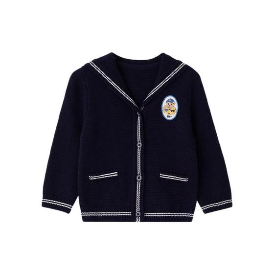 TeenieWeenie Kids Bear Children's Clothing 24 Years Spring and Autumn Men's and Women's Navy Collar Knit Sweater
TeenieWeenie Kids Bear Children's Clothing 24 Years Spring and Autumn Men's and Women's Navy Collar Knit Sweater