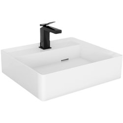 Taiwan control hidden side drain above-ground basin single basin side row wash basin balcony washing machine small apartment bathroom cabinet