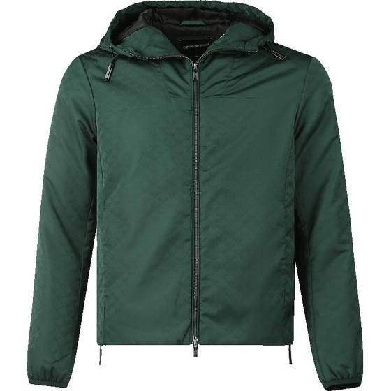 EA Armani men's thin cotton hooded top coat 8N1BN4 1NHQZ EA Armani men's thin cotton hooded top coat 8N1BN4 1NHQZ