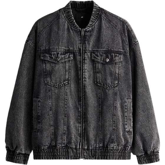 HM men's women's jacket summer men's fashionable loose retro denim jacket 1238256
HM men's women's jacket summer men's fashionable loose retro denim jacket 1238256