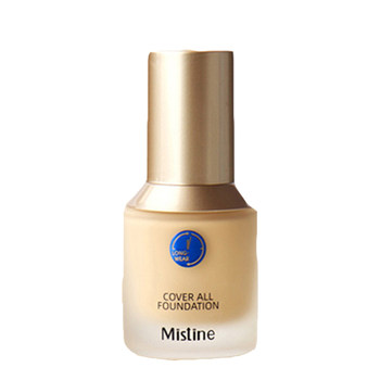 Thailand Mistine Little Blue Shield liquid foundation ສໍາລັບຜິວແຫ້ງ, ຄວບຄຸມຄວາມມັນ, ຄວາມຊຸ່ມຊື່ນ, concealer ຕິດທົນນານ, ຊັດເຈນແລະຊຸ່ມຊື່ນ