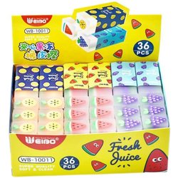 Children's stationery fruit scented eraser student gifts classroom rewards school stationery store hot selling eraser