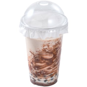 Tangya ້ໍານົມຊາ leak-proof paper disposable coffee spill-proof packaging gasket beverage takeaway drink cup sealing paper film