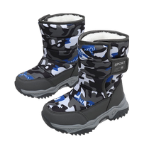 Antarctic childrens snow boots 2023 winter new style boys waterproof anti-slip thickened warm cotton shoes for children and middle-aged children