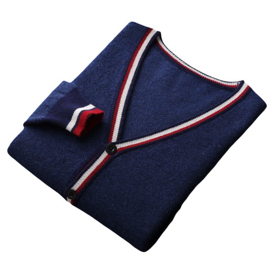 Autumn and winter men's cashmere sweater V -neck color long -sleeved cardigan loose large size sweater jacket wool knit
Autumn and winter men's cashmere sweater V -neck color long -sleeved cardigan loose large size sweater jacket wool knit