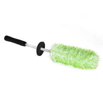 Greenfield tire hub brush cleaning car expanded hard and soft brush car decontamination artifact car wash tool polishing