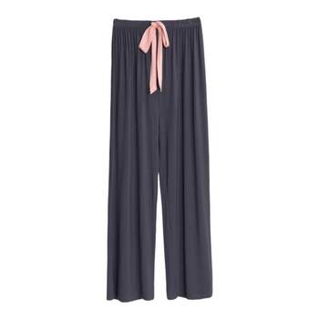 ພາກຮຽນ spring ແລະ summer Modal pajamas ແມ່ຍິງ elastic casual home dance yoga ຂະຫນາດໃຫຍ່ຂາຍາວຊື່ slimming trousers ວ່າງ.