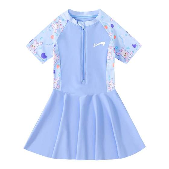 Guirenniao children's swimsuit girls swimsuit 2025 new style girl baby cute split sun protection quick-drying swimsuit Guirenniao children's swimsuit girls swimsuit 2025 new style girl baby cute split sun protection quick-drying swimsuit
