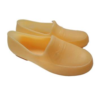 ເກີບຢາງພາລາ beef tendon rain boots soft rubber construction site non-slip wear-resistant waterproof low-cut raw rubber men's yellow plowing construction shoes