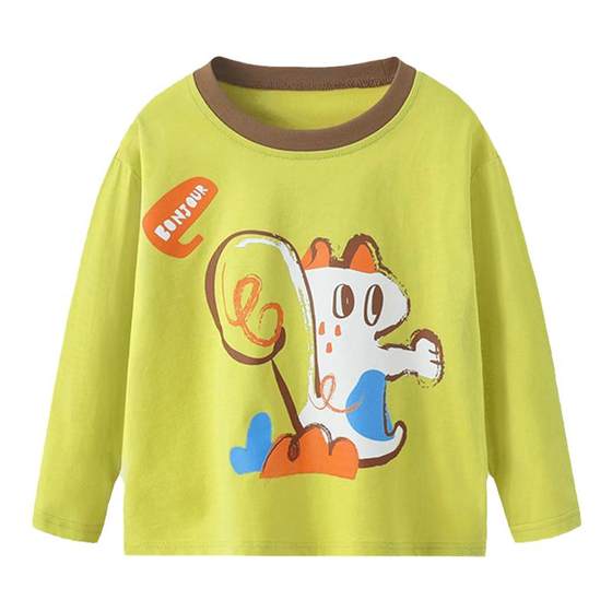 Children's T-shirt Spring and Spring Clothing Boys Pure Cotton Bottom Shirt Baby Long Sleeve Top New Girls Clothing Children's Spring Clothing
Children's T-shirt Spring and Spring Clothing Boys Pure Cotton Bottom Shirt Baby Long Sleeve Top New Girls Clothing Children's Spring Clothing