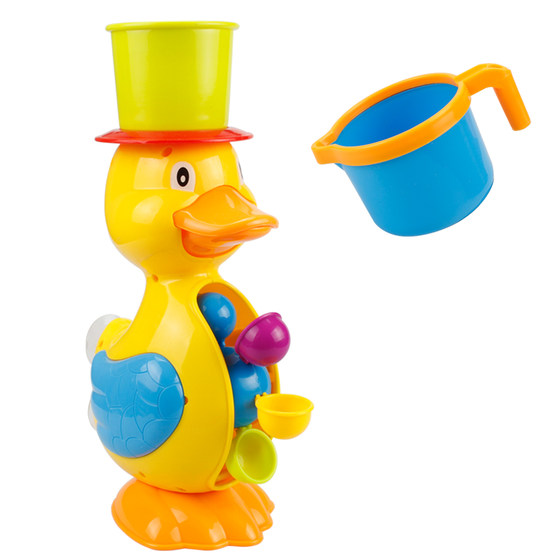 Baby bath toy set rhubarb duck waterwheel rotary children's drama water toy water truck girl boy Baby bath toy set rhubarb duck waterwheel rotary children's drama water toy water truck girl boy