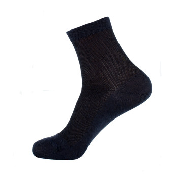 Summer thin stretch mid-tube fishnet stockings linen socks men's four-season spring and summer socks pure linen socks 6 ຄູ່ ພ້ອມຈັດສົ່ງຟຣີ