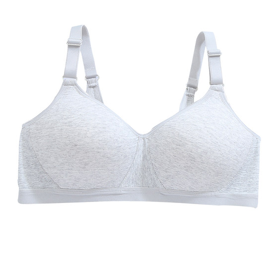 Large -size girl bra, high school student underwear no steel ring cotton thin, fastening fat MM sponge cup breathable bra Large -size girl bra, high school student underwear no steel ring cotton thin, fastening fat MM sponge cup breathable bra
