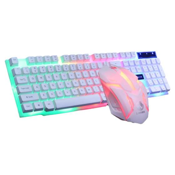 Limei GTX300 luminous suspended gaming keyboard and mouse set CF LOL mechanical feel Internet cafe set
Limei GTX300 luminous suspended gaming keyboard and mouse set CF LOL mechanical feel Internet cafe set