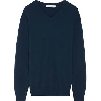 Snow lotus cashmere sweater men's sweater V-neck pullover European and American ງ່າຍດາຍສີແຂງແບບທຸລະກິດແບບສະບາຍໆ knitted bottoming sweater ດູໃບໄມ້ລົ່ນແລະລະດູຫນາວແບບໃຫມ່