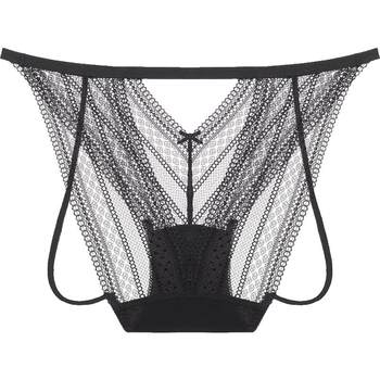 3 ຄູ່ Manifen ແອວຕ່ໍາ sexy lace ບາງ underwear ຂອງແມ່ຍິງ underwear ຝ້າຍບໍລິສຸດ crotch panties ສູງ slit ສໍາລັບ 189 ຢວນ