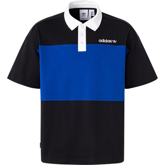 Adidas/Adidas official genuine Clover men's lapel color blocking sports POLO shirt JM7281
Adidas/Adidas official genuine Clover men's lapel color blocking sports POLO shirt JM7281