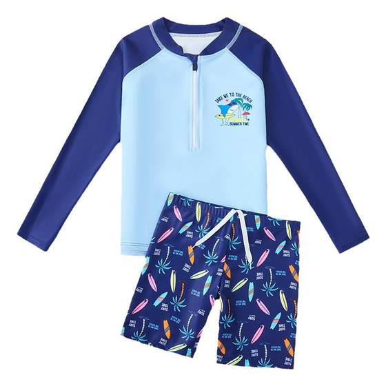 Children's swimsuits boys split 2025 new autumn and winter long-sleeved sun protection quick-drying boys swimsuits soaked in hot spring swimsuits
Children's swimsuits boys split 2025 new autumn and winter long-sleeved sun protection quick-drying boys swimsuits soaked in hot spring swimsuits