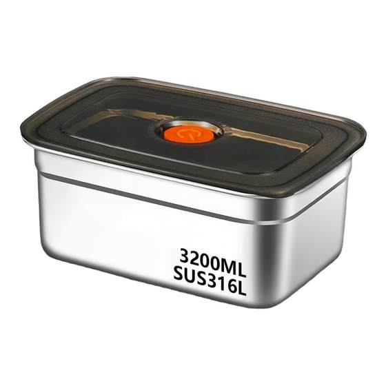 316 stainless steel fresh -keeping box with lid food -grade box seal micro vacuum lunch box refrigerator freezer for freezing
316 stainless steel fresh -keeping box with lid food -grade box seal micro vacuum lunch box refrigerator freezer for freezing